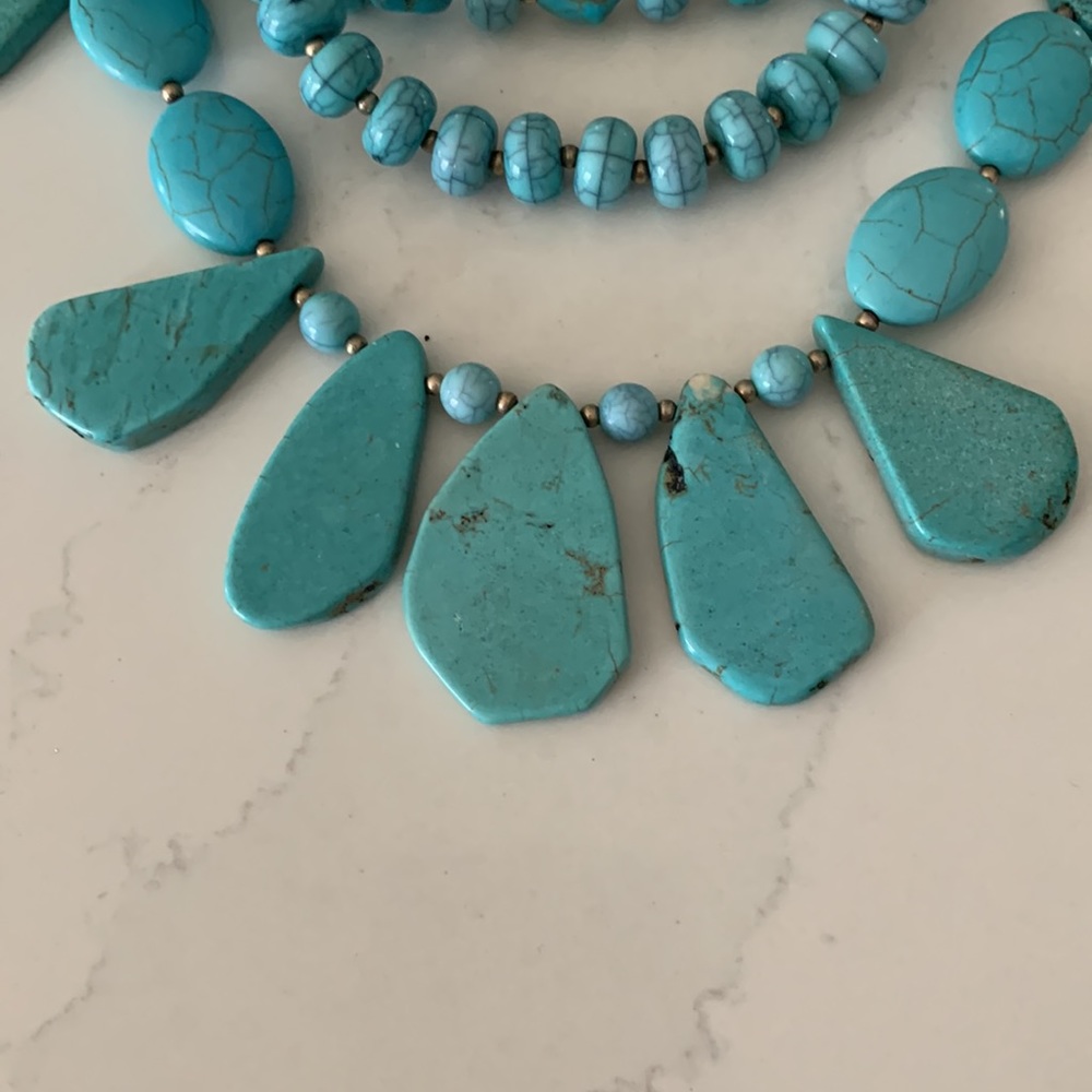 Turquoise Statement Necklaces - image 4